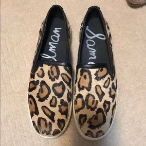 Sam Edelman Leopard Haircalf Slip-Ons